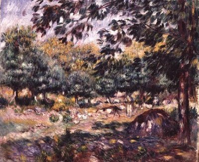 Treboul nær Douarnenez af Pierre Auguste Renoir