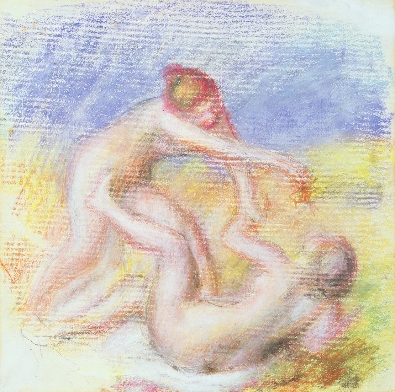 To nøgenbilleder (olie på lærred) af Pierre Auguste Renoir