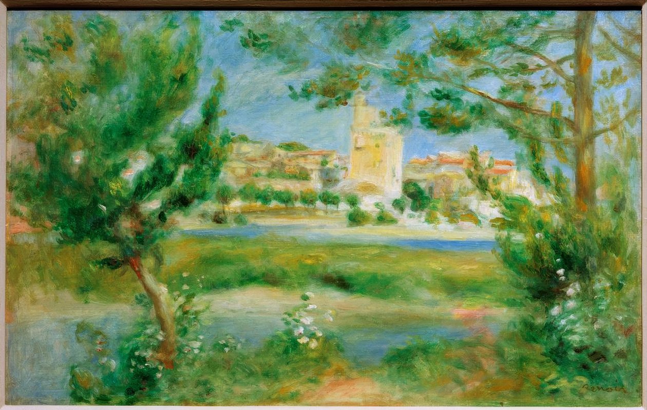 Villeneuveles-Avignon af Pierre Auguste Renoir