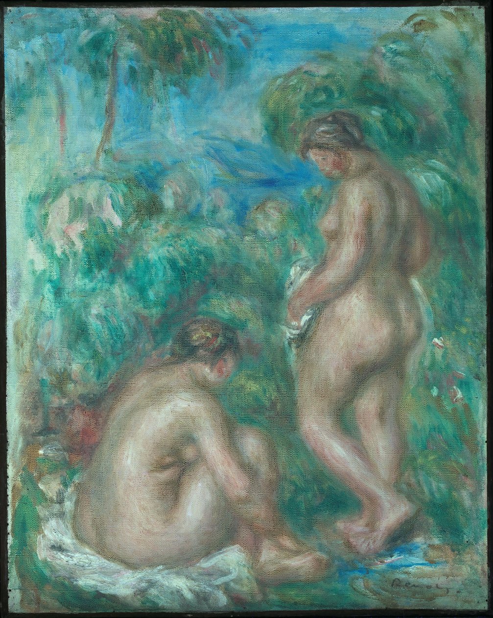 Kvinde bader af Pierre Auguste Renoir