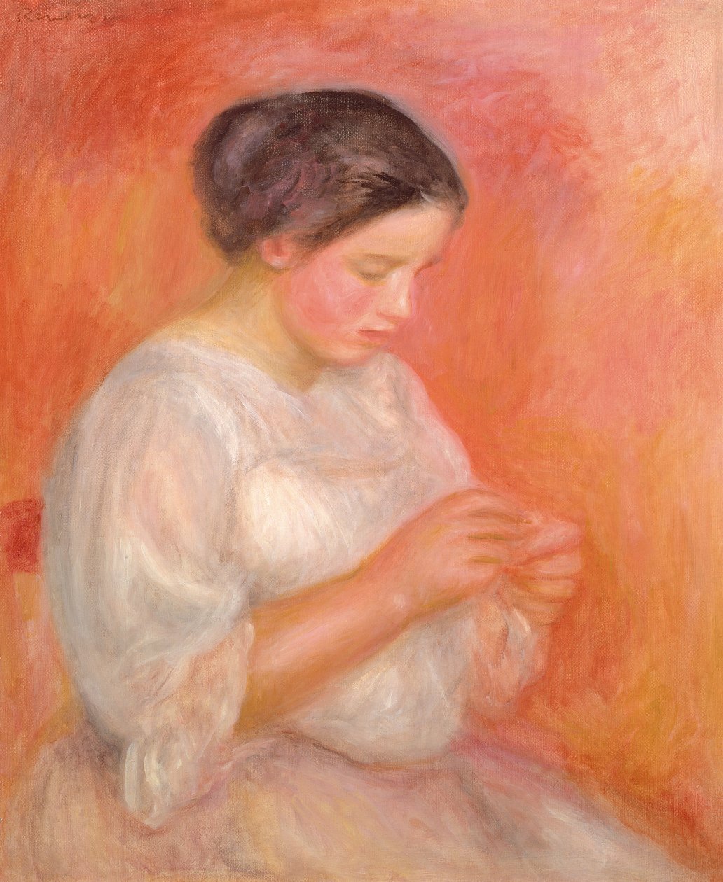 Kvinde syning af Pierre Auguste Renoir
