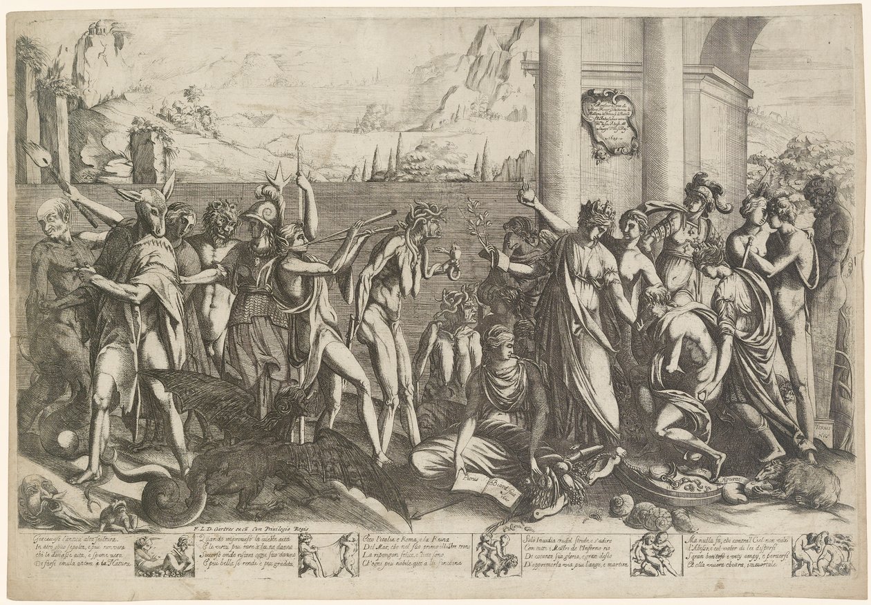 Allegori om skulptur af Pierre Biard the Younger
