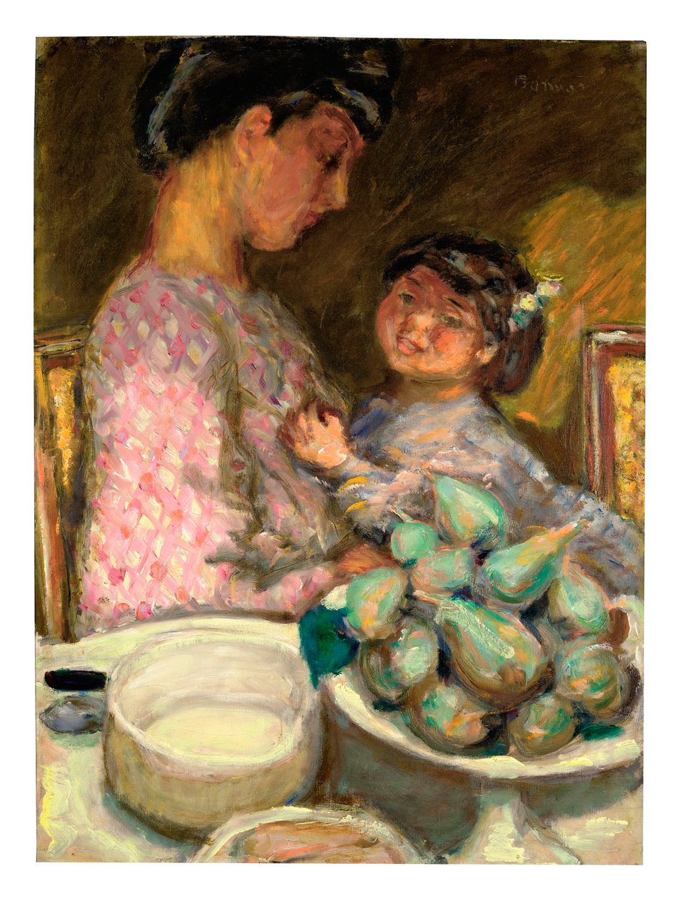 En Tallerken med Fig af Pierre Bonnard