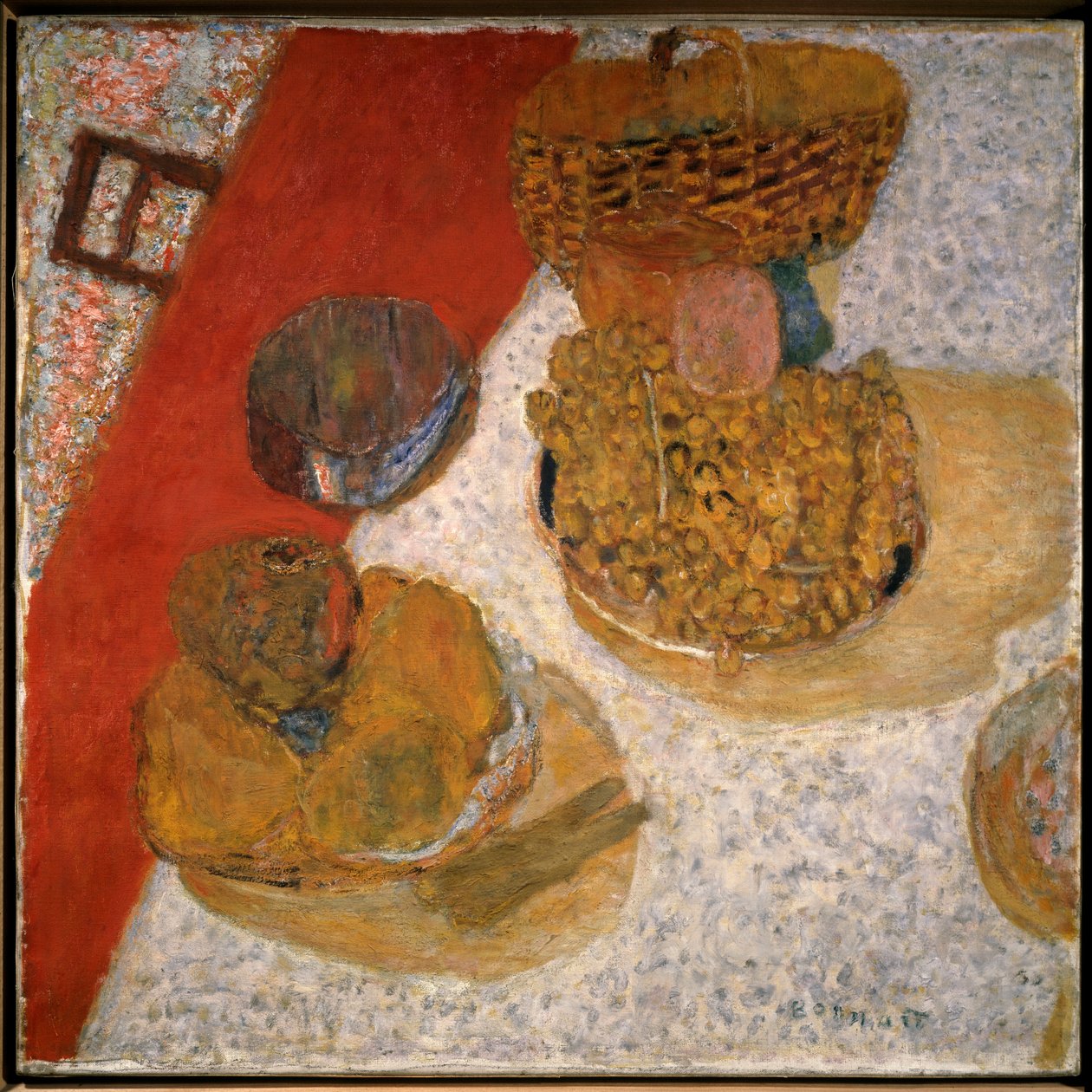 Et hjørnebord Maleri af Pierre Bonnard (1867-1947) 1935 Paris, musee national d