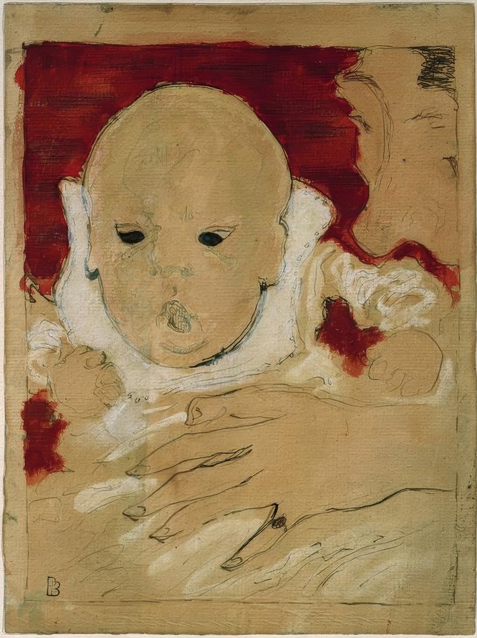 Andrée Bonnard og hendes søn Jean Terrasse af Pierre Bonnard