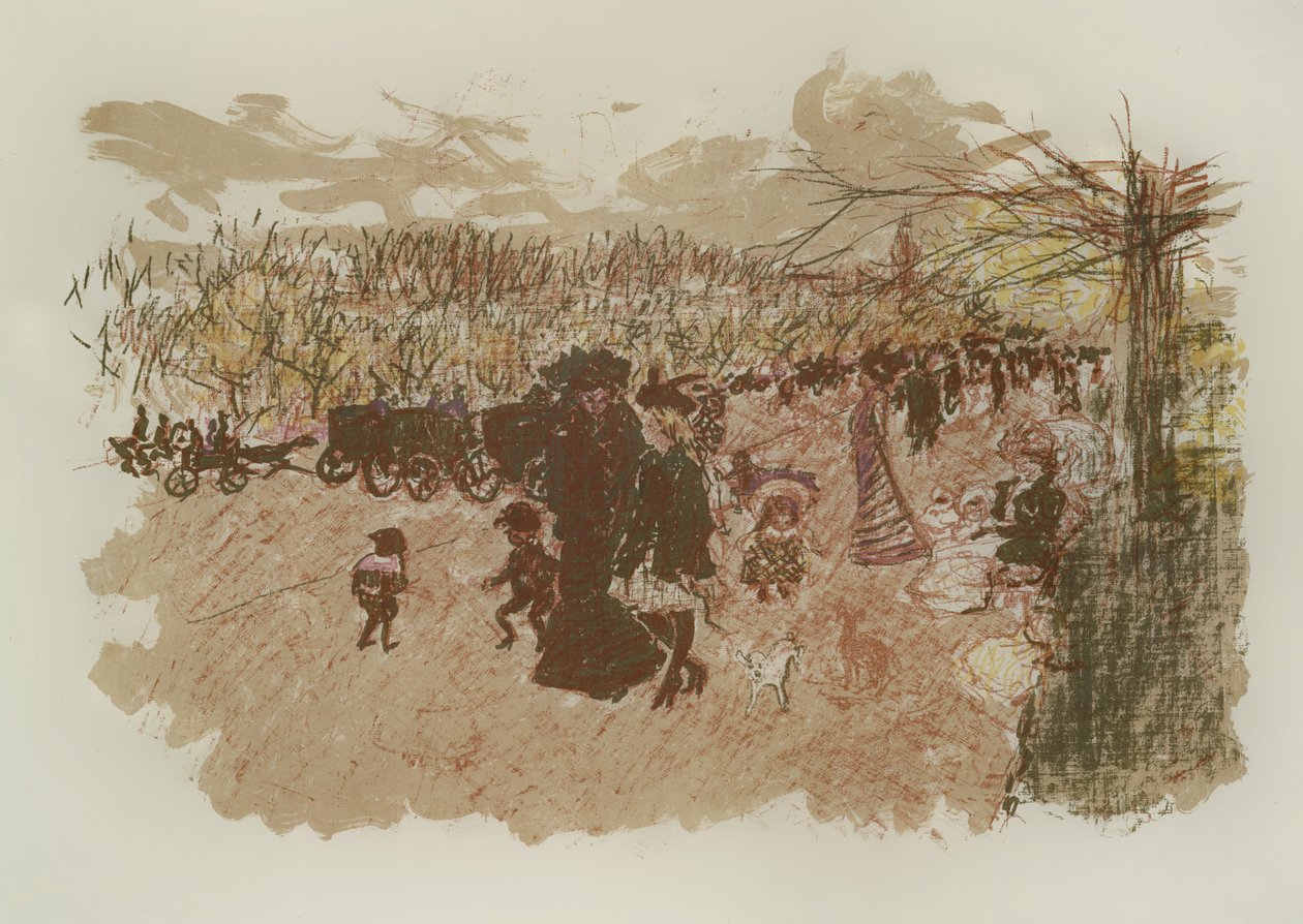 Avenue i Bois de Boulogne, 198999 af Pierre Bonnard