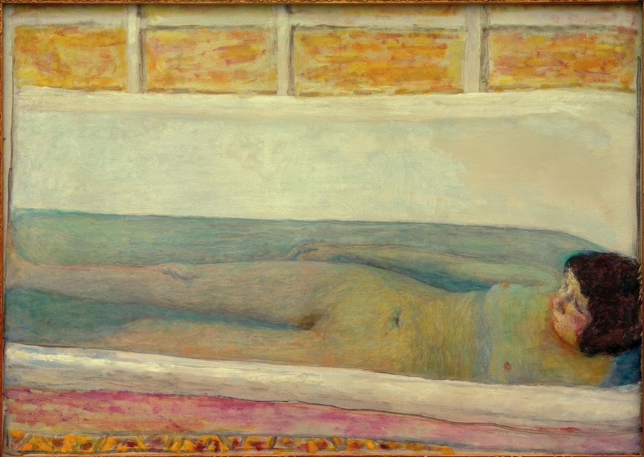 Badekar (Le Bain) af Pierre Bonnard