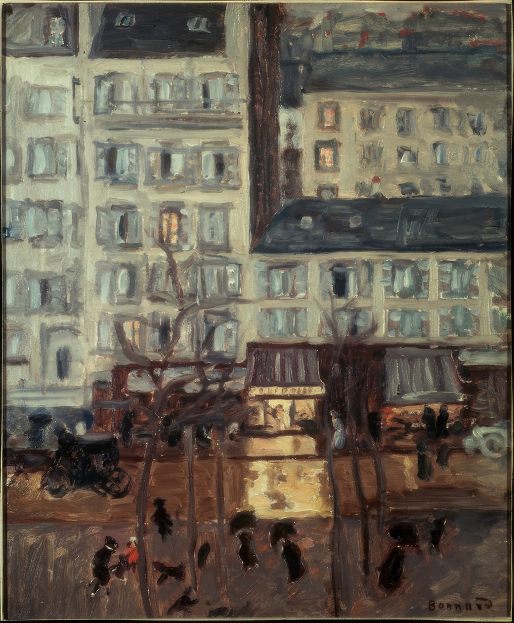 Boulevard de Clichy af Pierre Bonnard