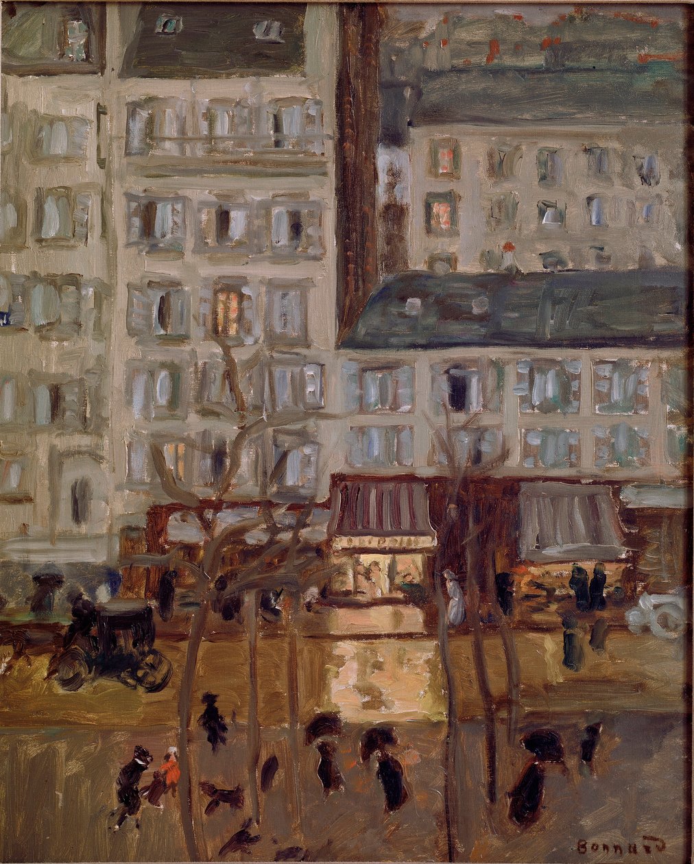 Boulevard de Clichy Maleri af Pierre Bonnard (1867-1947) 1904 Bruxelles, Samling dr. G. Daelemans af Pierre Bonnard