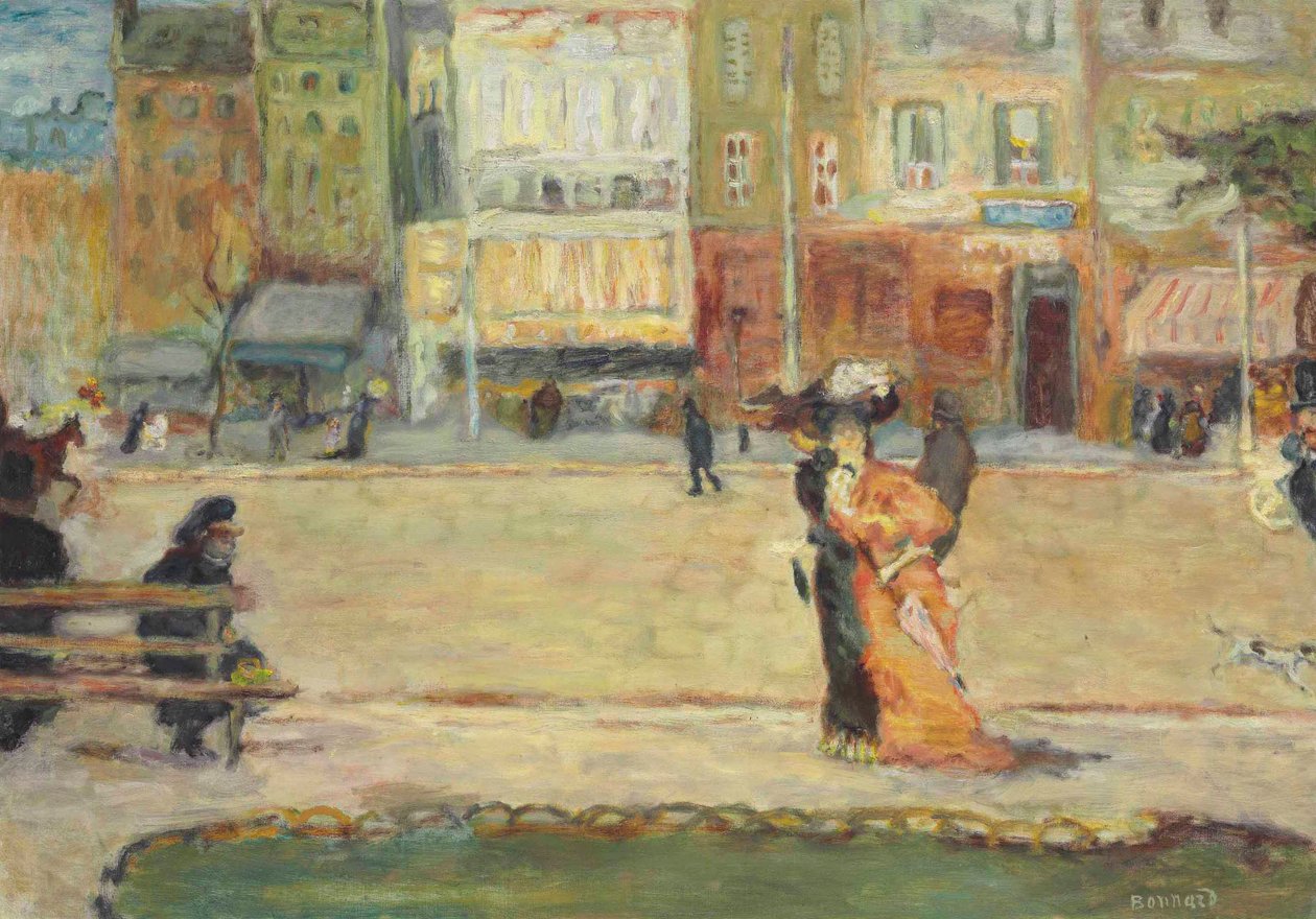 Boulevard de Clichy eller Street Scene i Paris af Pierre Bonnard