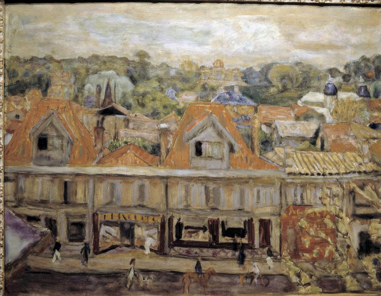ARCACHON STREET af Pierre Bonnard