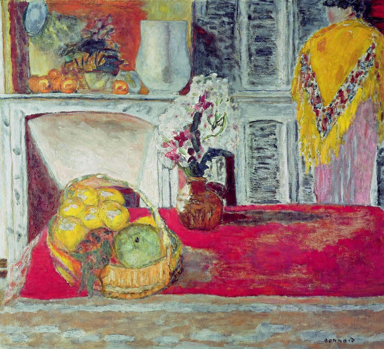 Hjørnet af spisestuen på Le Cannet, ca.1932 af Pierre Bonnard