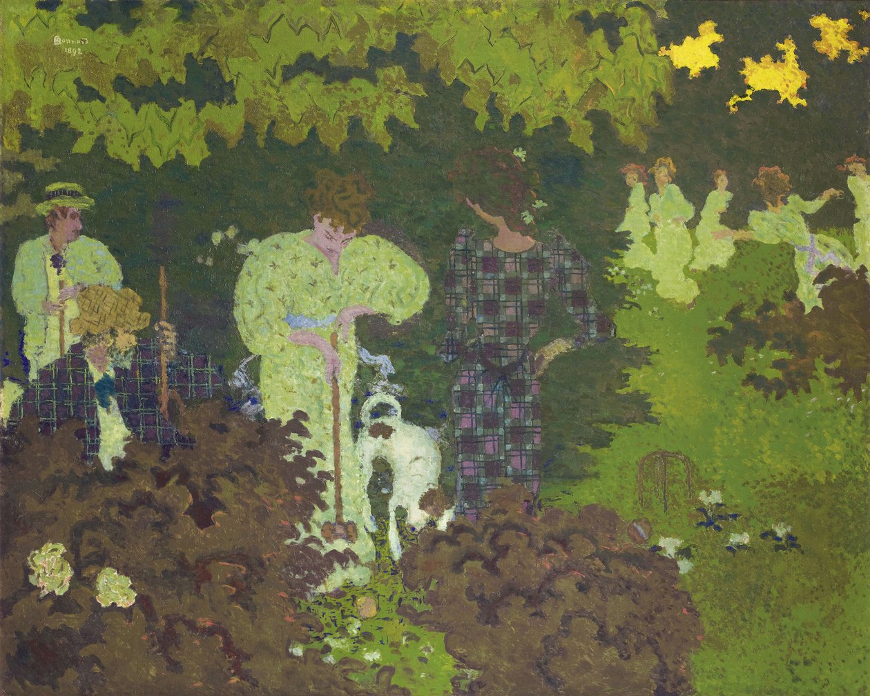 Kroket, 1892 af Pierre Bonnard