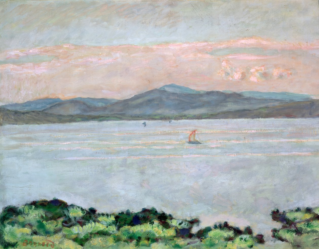 Saint-Tropez-bugten af Pierre Bonnard