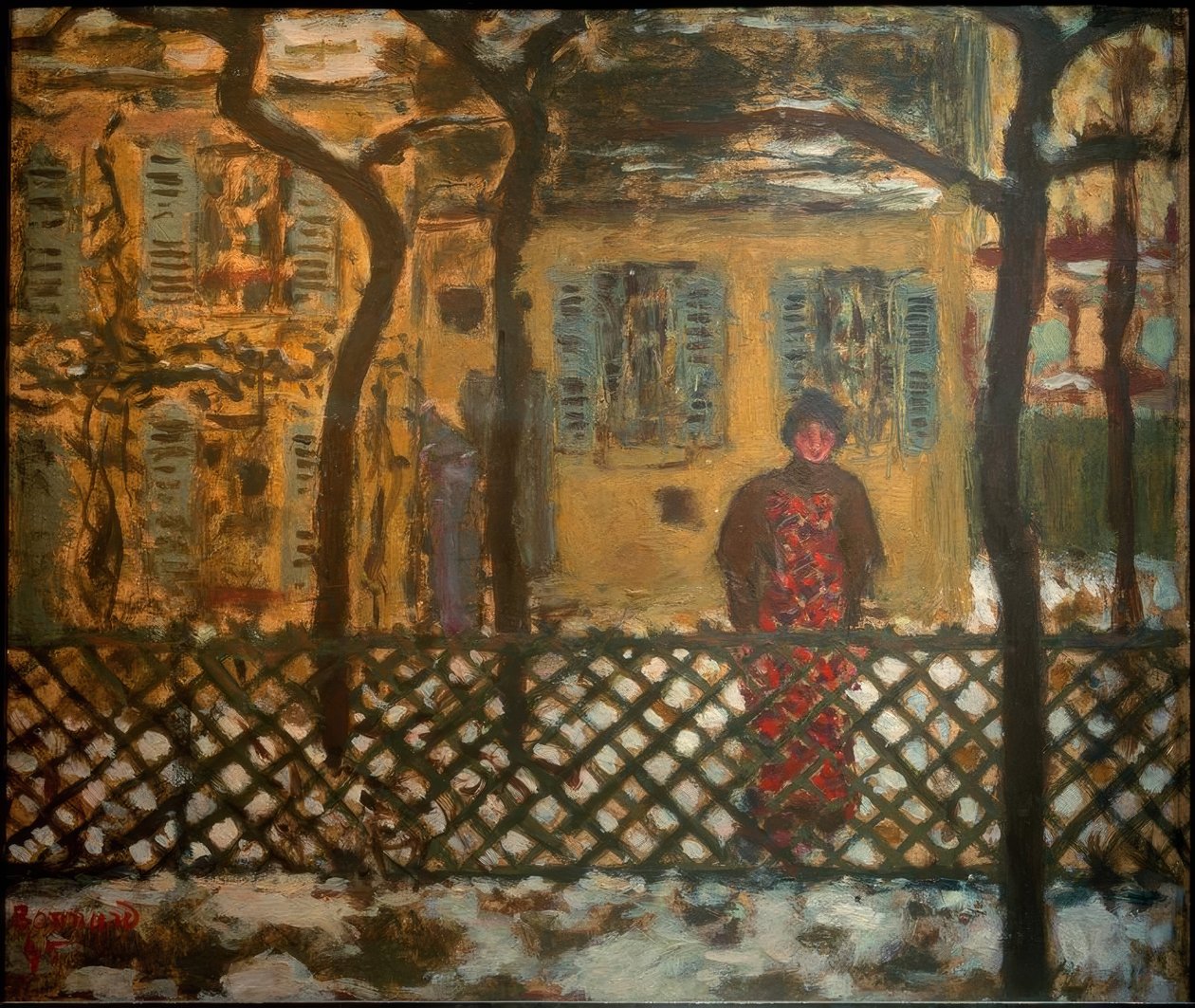 Bag porten af Pierre Bonnard