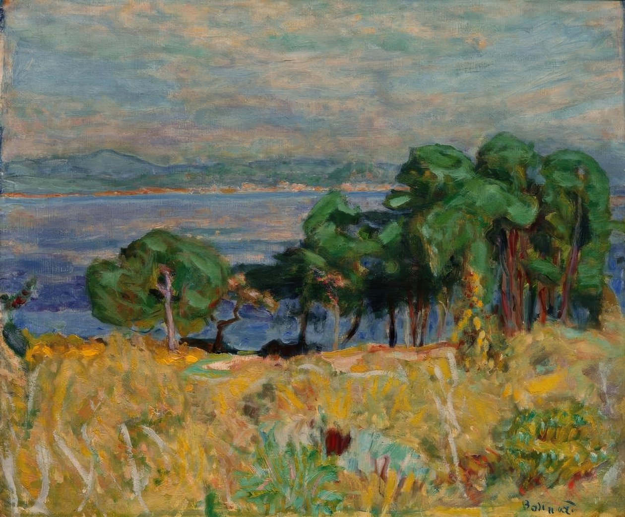 Saint-Tropez-bugten af Pierre Bonnard