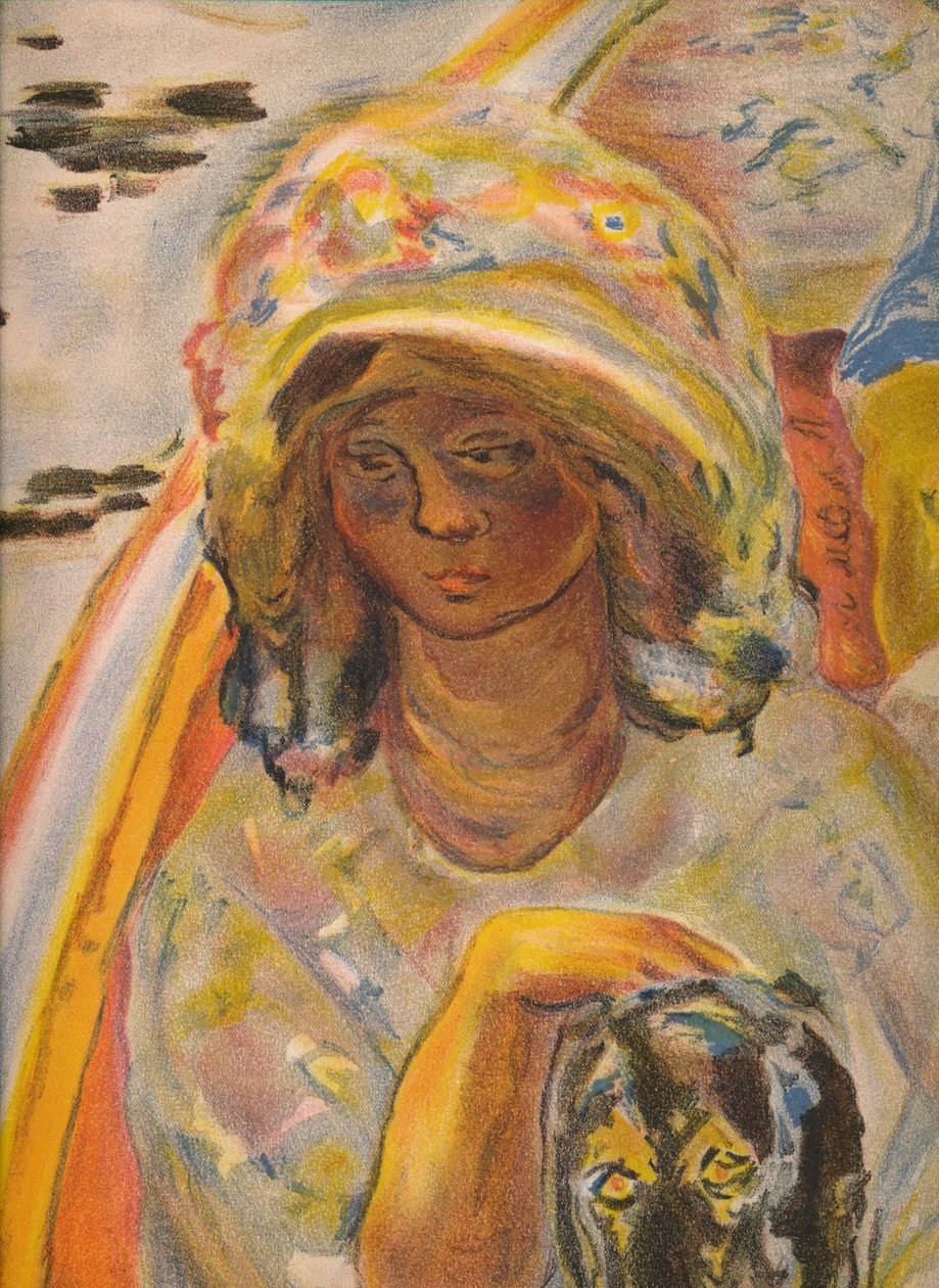 I en båd, 1907, 1939 af Pierre Bonnard