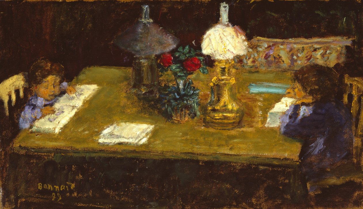 Interiør: Terrassebørnene af Pierre Bonnard