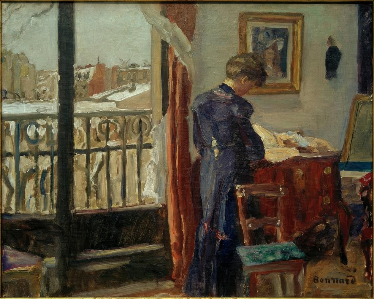 Vinterdag af Pierre Bonnard