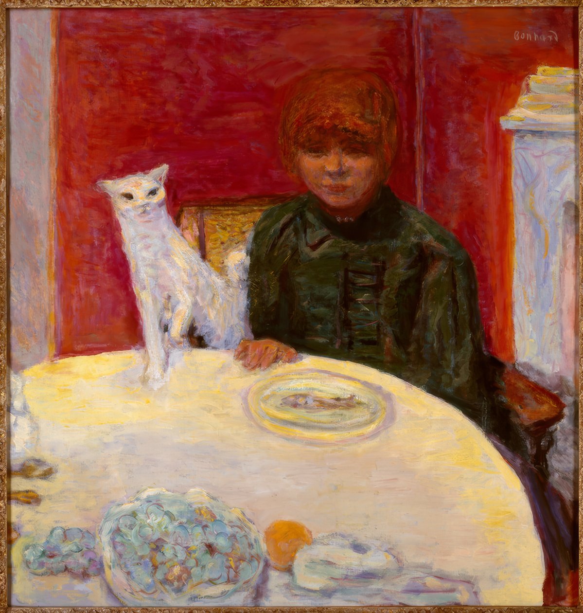 Kvinden med katten eller den krævende kat af Pierre Bonnard