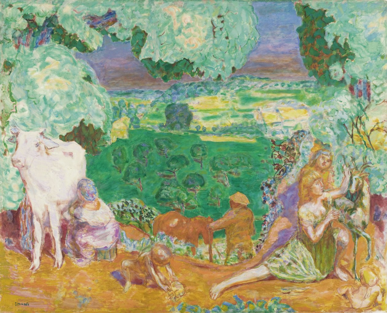Den pastorale landskabssymfoni, 1916-1920 af Pierre Bonnard