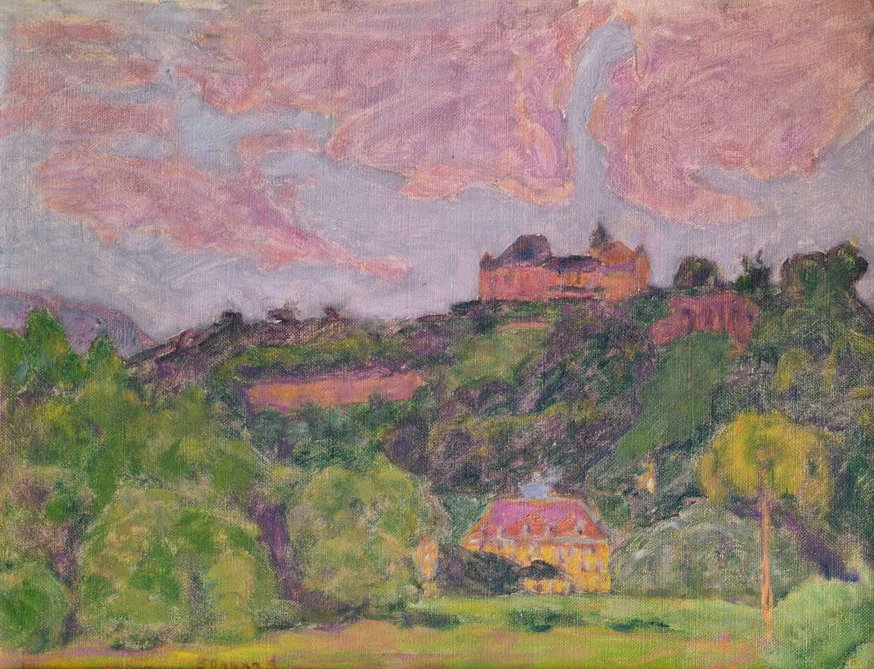 Landskab ved Uriage af Pierre Bonnard