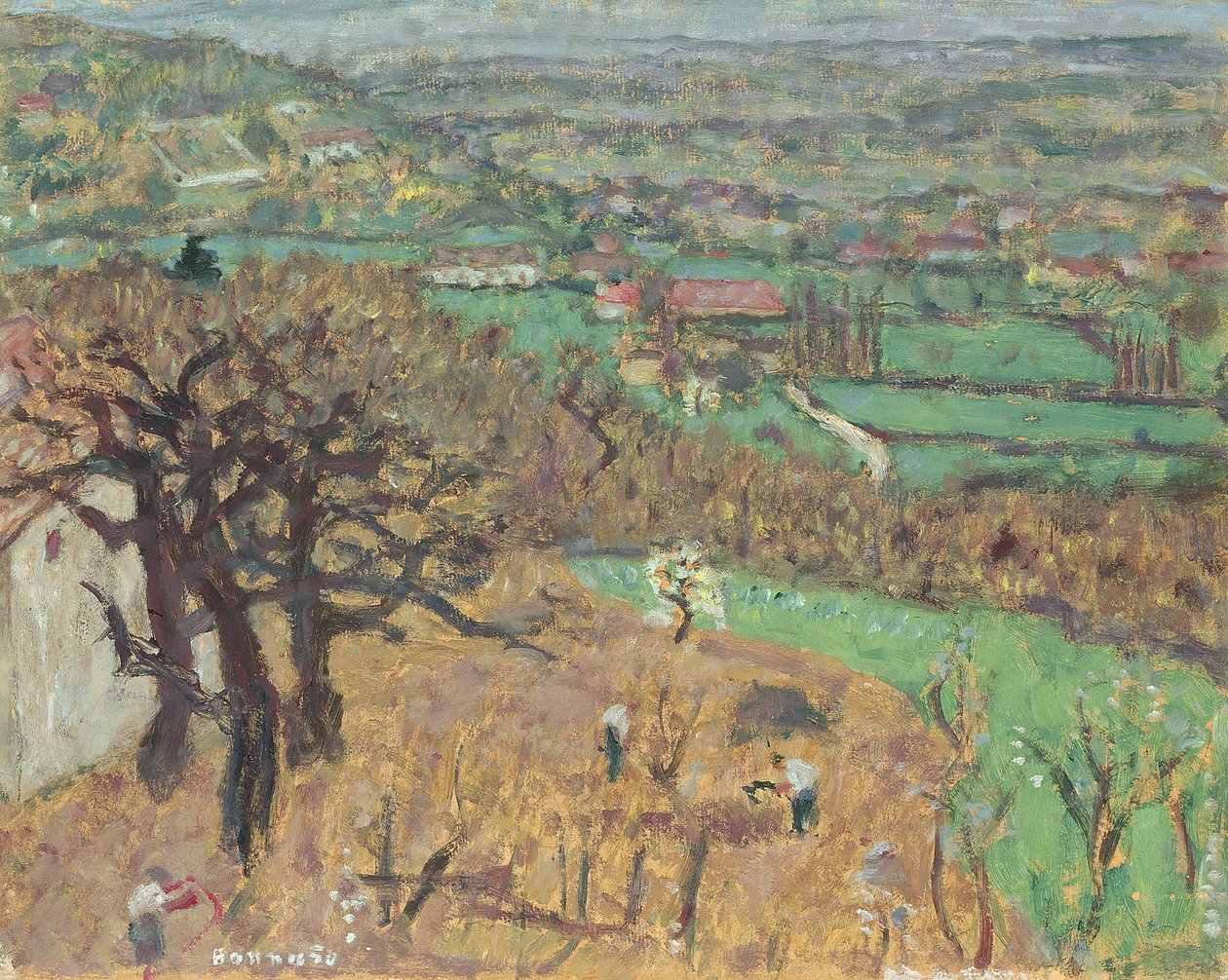 Landskab i Dauphine, ca. 1899 af Pierre Bonnard
