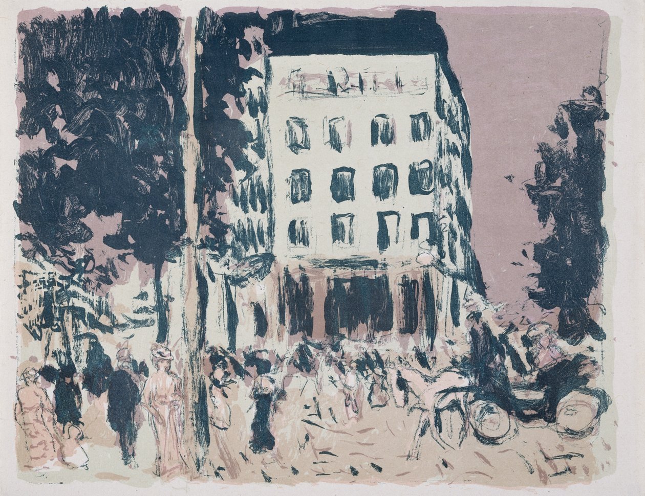Boulevarden af Pierre Bonnard