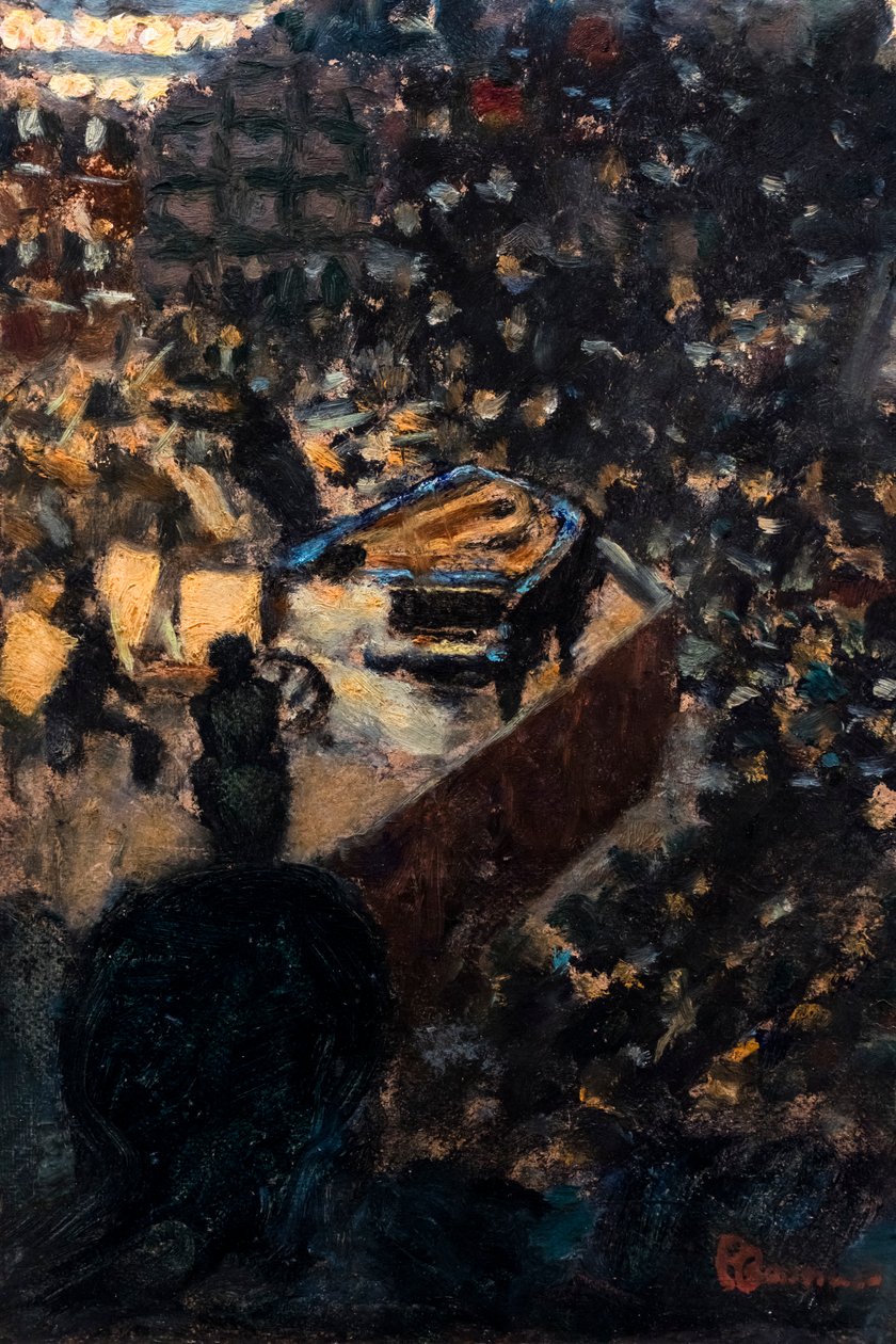 Le concert eller Le concert Lamoureux, detalje, ca. 1895 (olie på træ) af Pierre Bonnard
