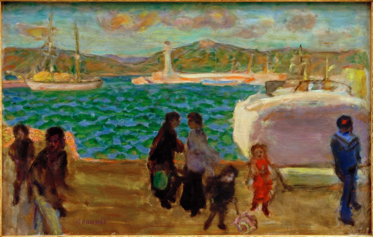 Den tågede kløft (mistral himmel) af Pierre Bonnard