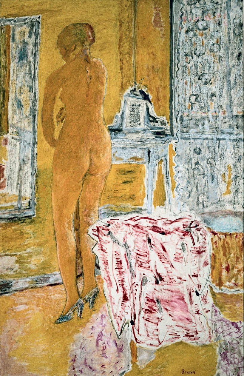 "Den store gule nøgen" af Pierre Bonnard