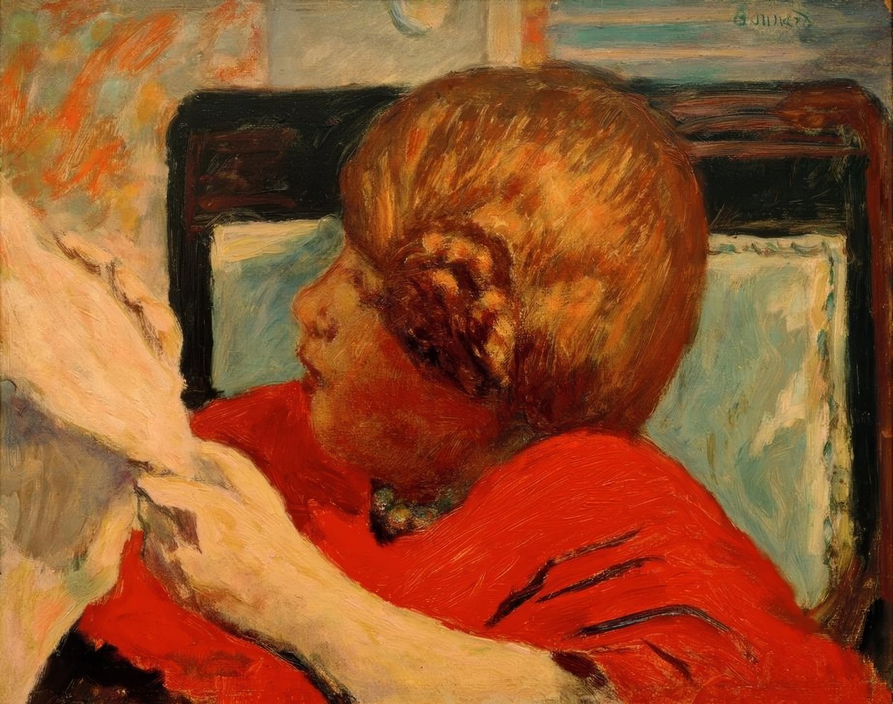 Lesende af Pierre Bonnard