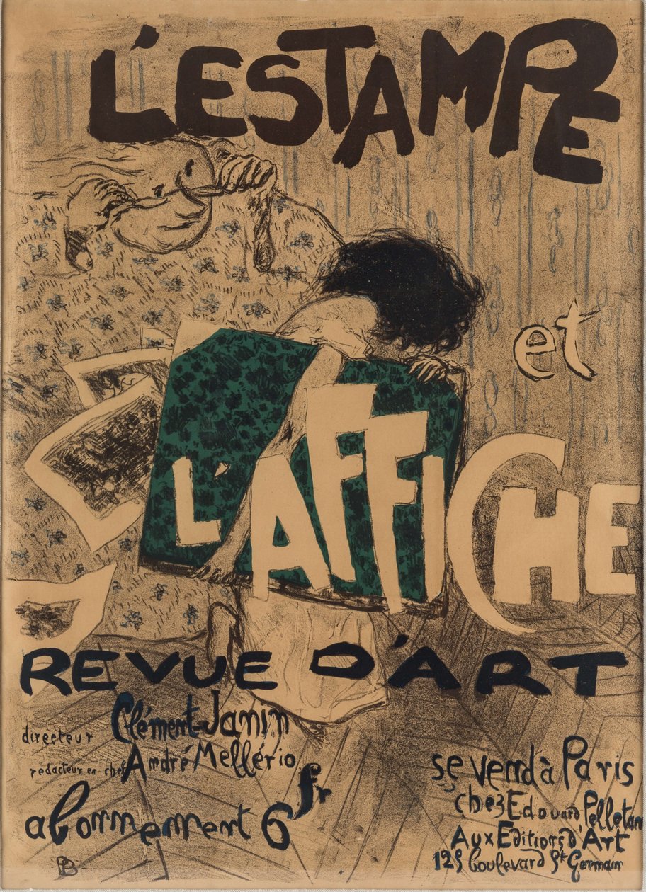 Trykket og plakaten, 1897. af Pierre Bonnard