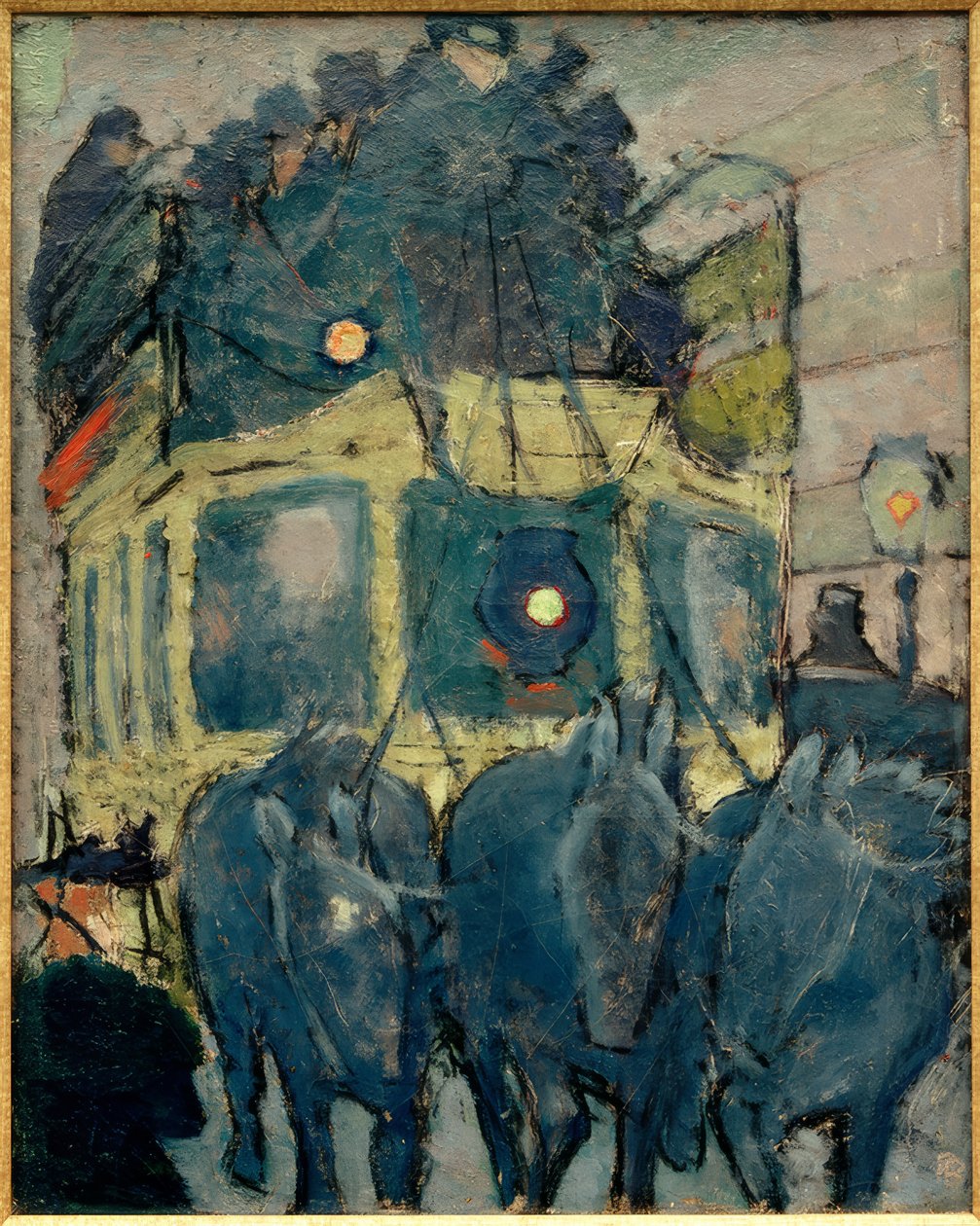 Lomnibus "Panthéon-Courcelles" af Pierre Bonnard