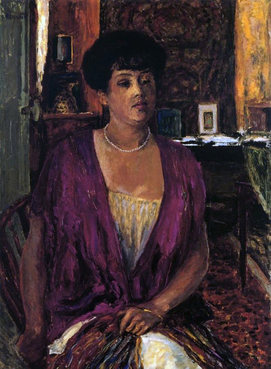 Madame Claude Anet, 1910 af Pierre Bonnard