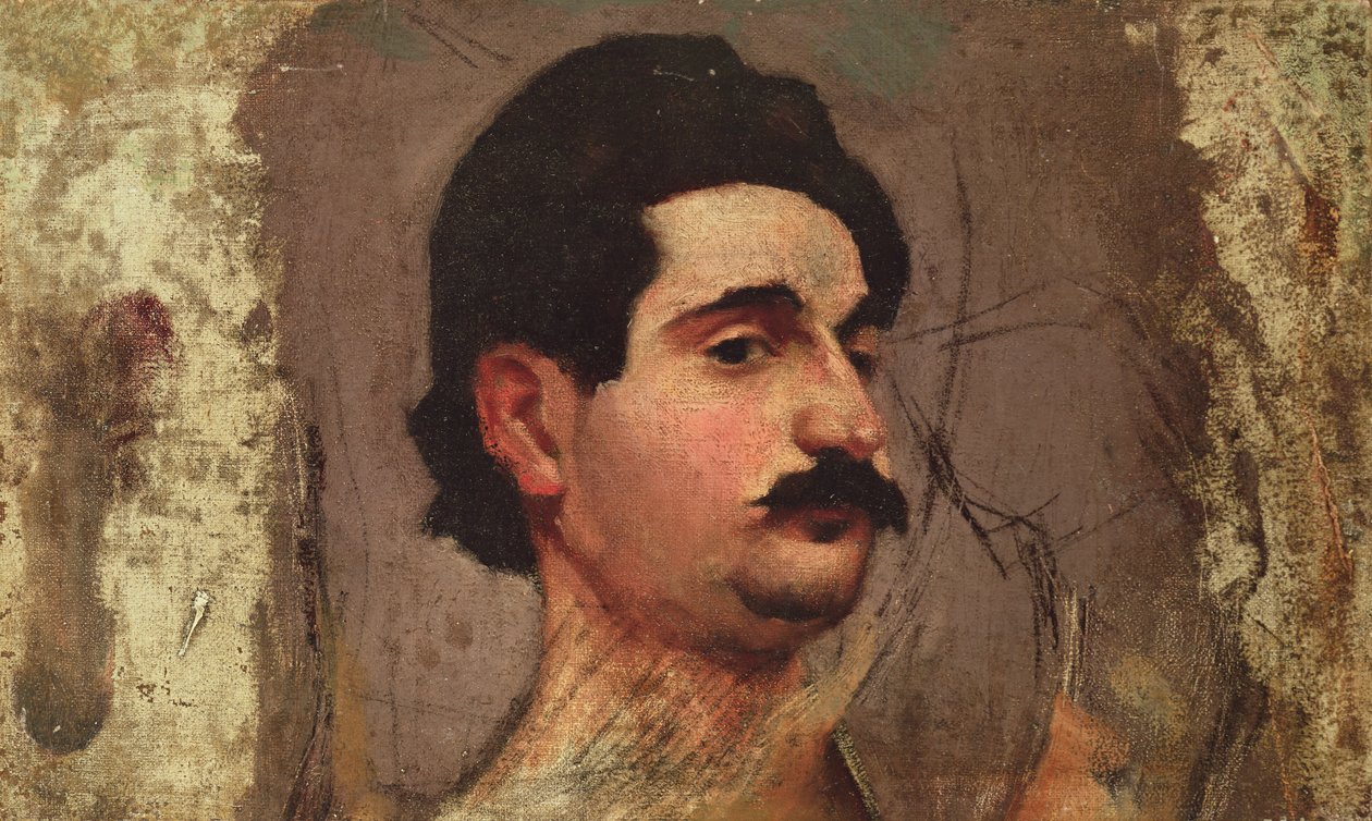Mand med overskæg, ca. 1887-88 af Pierre Bonnard