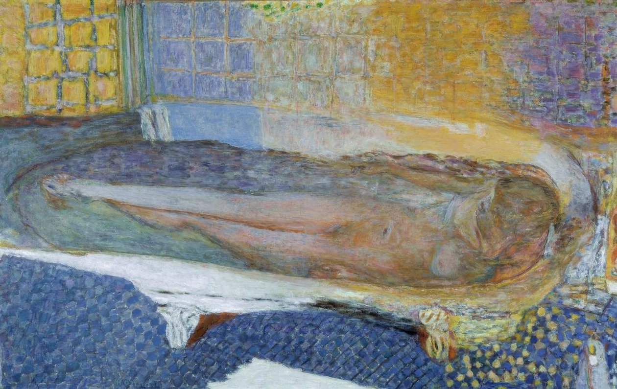 Nøgen i badet af Pierre Bonnard