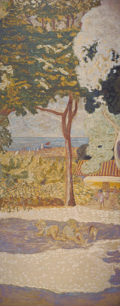 Ved Middelhavet (triptykon), 1911 af Pierre Bonnard