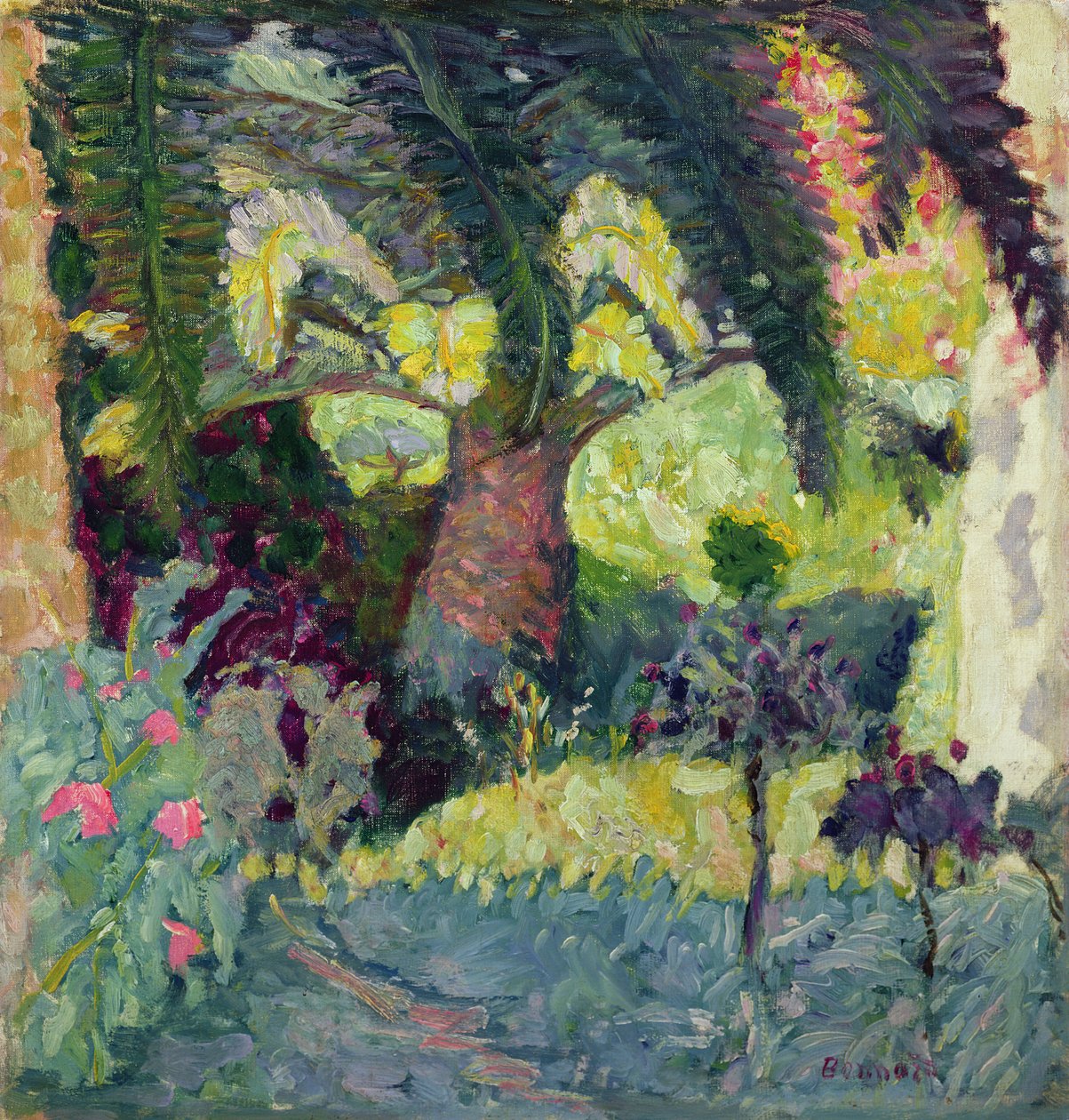 Palmer i Le Cannet, 1924 af Pierre Bonnard