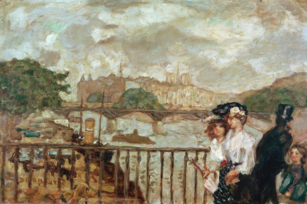 Paris, Pont des Arts af Pierre Bonnard