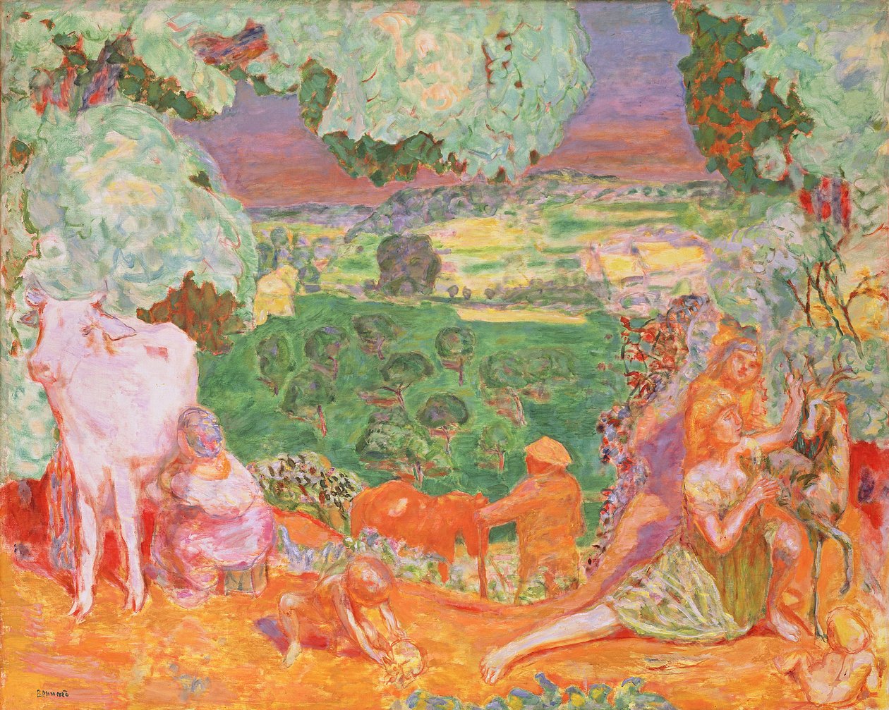 Pastoralsymfoni, 1916-20 af Pierre Bonnard