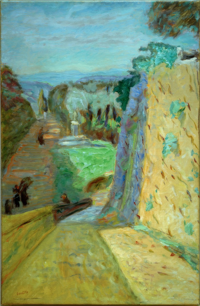 Landskab, gyden ved Cannet af Pierre Bonnard