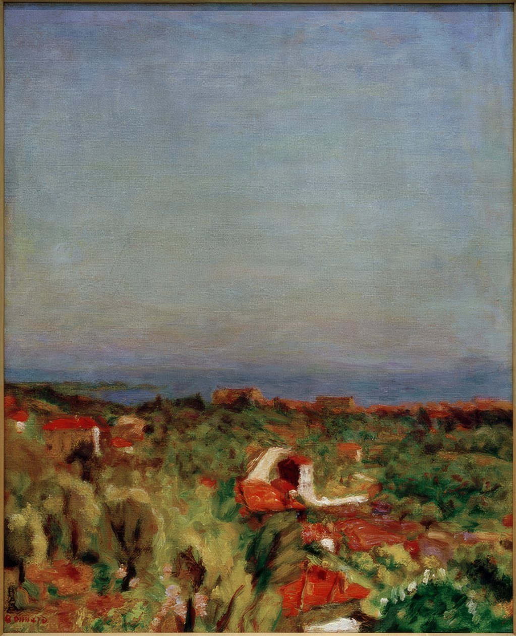 Middelhavslandskab (Le Cannet) af Pierre Bonnard