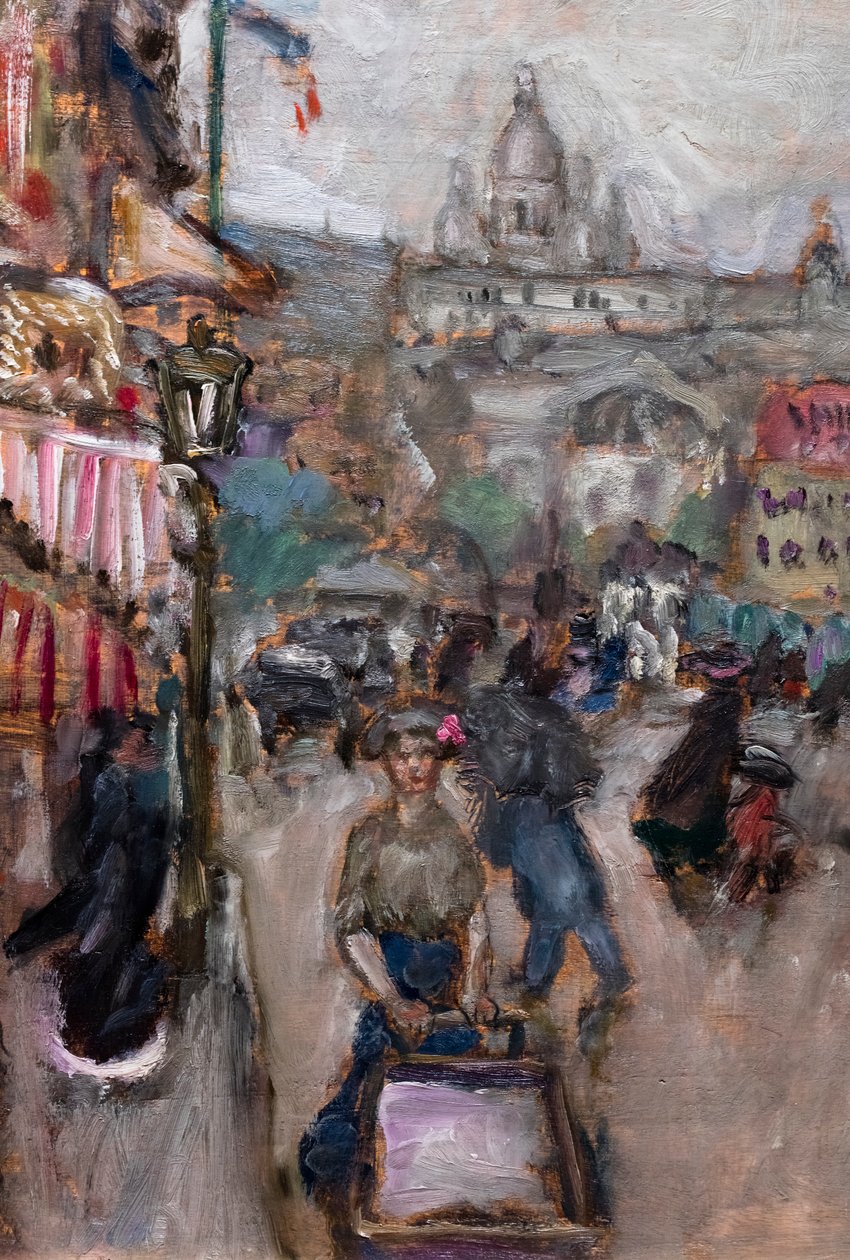 Pariserlandskab eller Les Batignolles, detalje af Pierre Bonnard