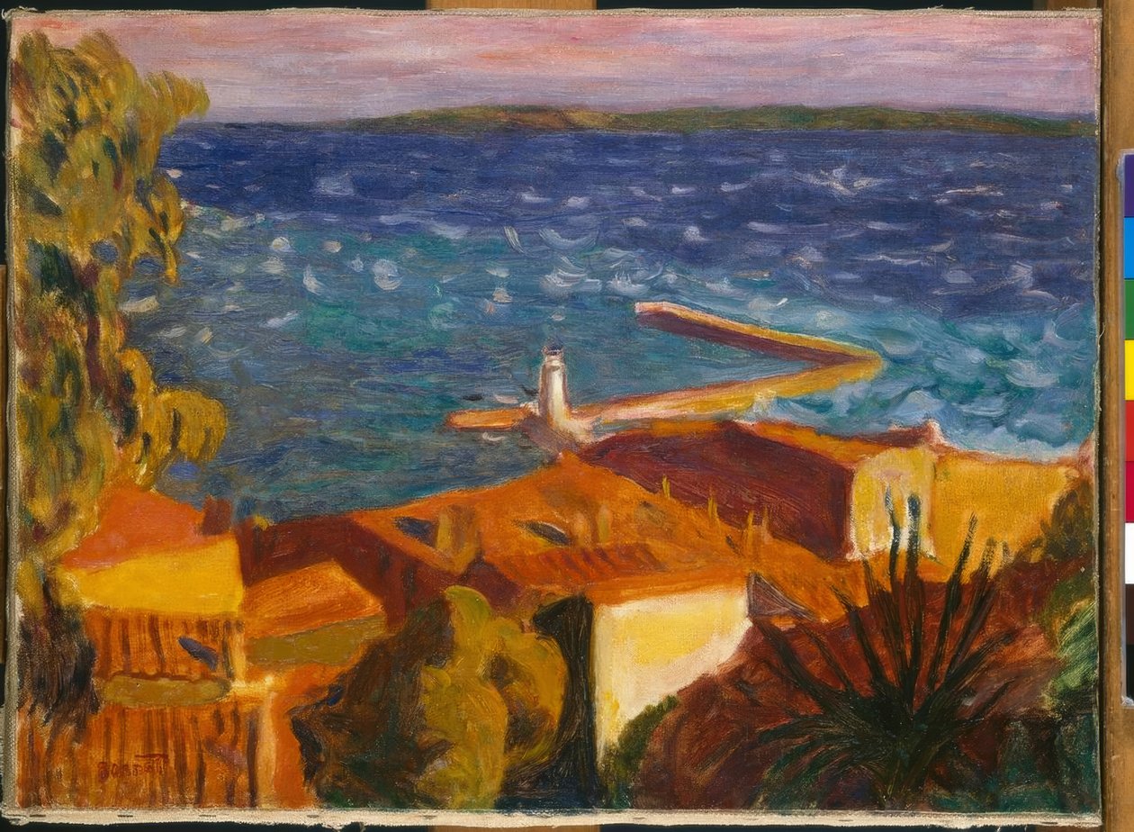 Lille middelhavshavn af Pierre Bonnard