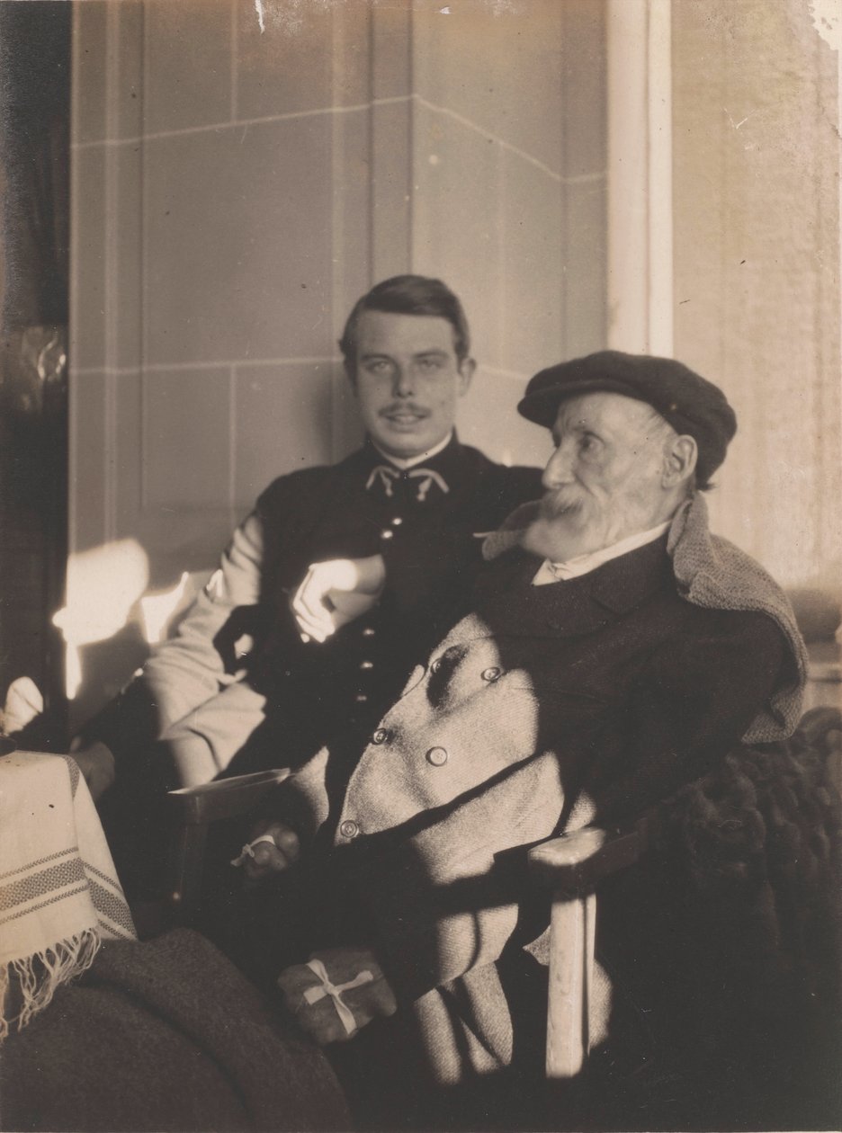 Pierre-Auguste og Jean Renoir, ca. 1916. af Pierre Bonnard