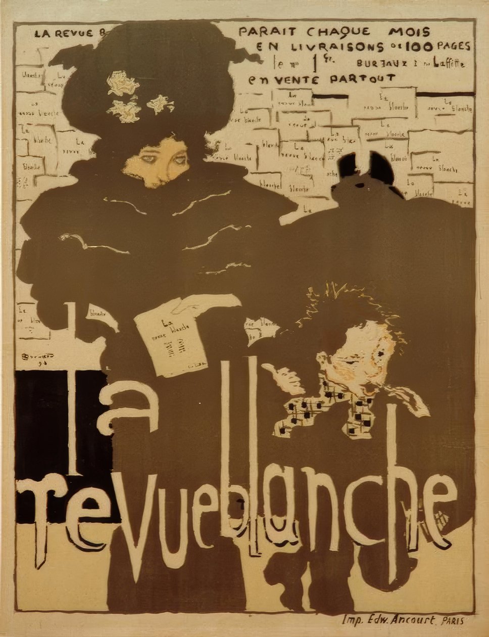 Pierre Bonnard, La Revue Blanche / Plakat af Pierre Bonnard