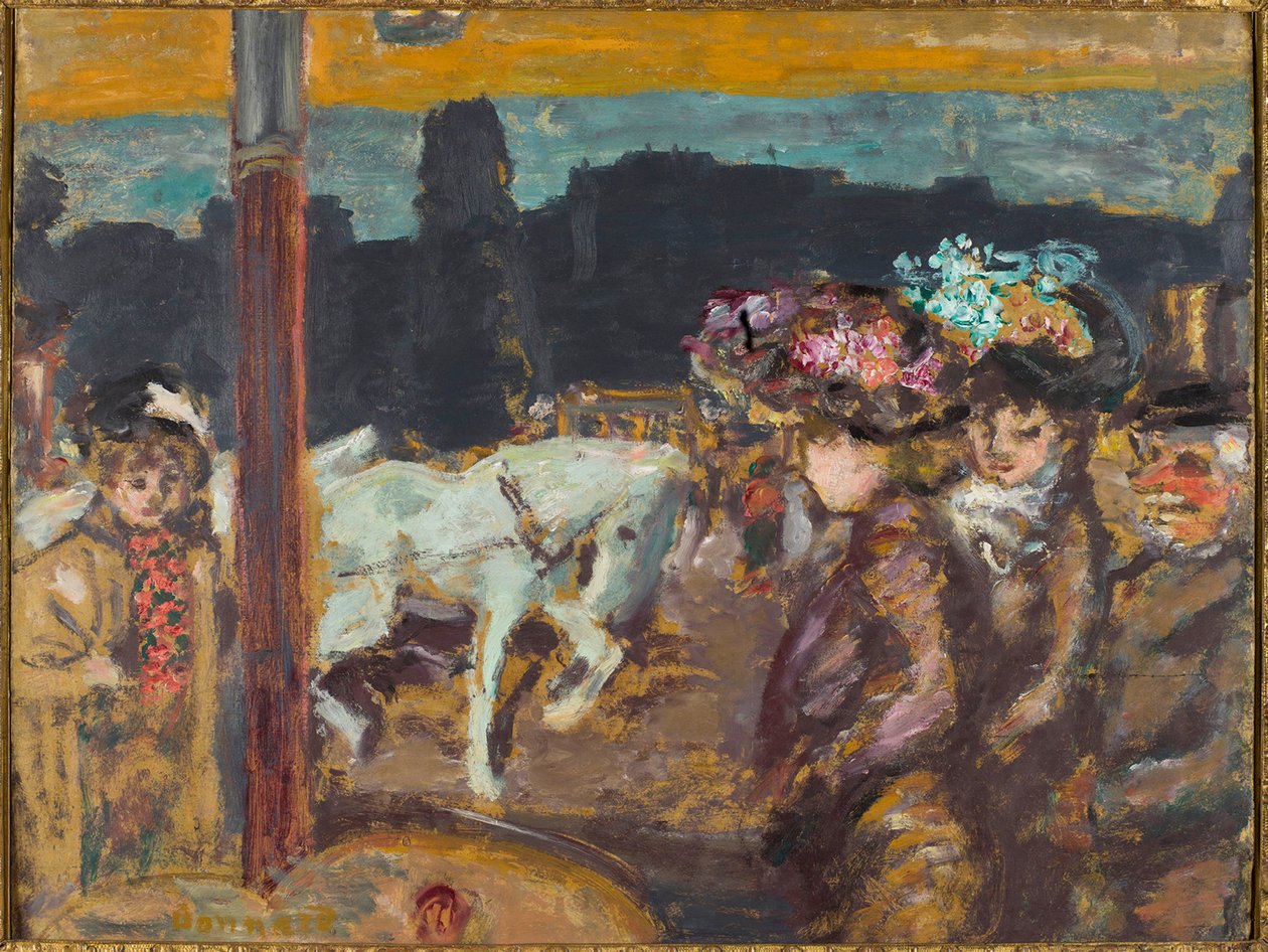 Placer Clichy Heste og piger i skoven, ca 1894. af Pierre Bonnard