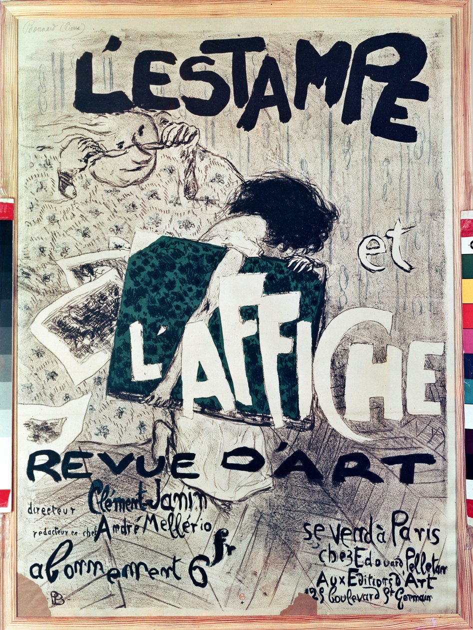 Plakat, der reklamerer for Print and Poster Revue dArt, 1897 af Pierre Bonnard
