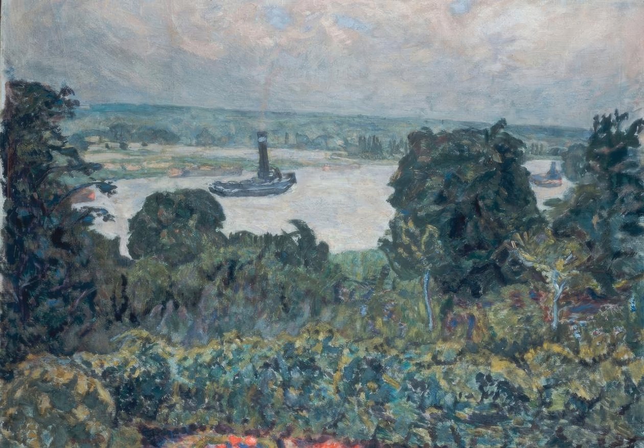 Slæbebåd på Seinen af Pierre Bonnard